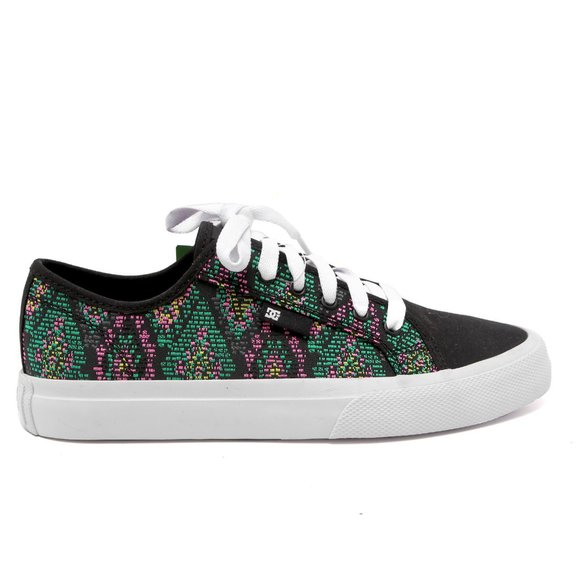DC Canvas Tapestry Vegan Sneaker Manual TXTL Skateboarding Casual Shoe Black NEW - Picture 4 of 11